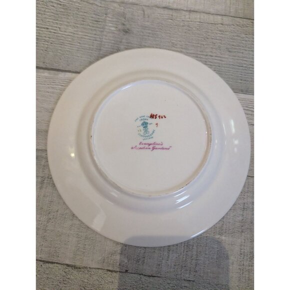 Vintage Staffordshire England Avon Scenes Tea Cup Saucer Side Plate Gold Trim - Picture 4 of 12